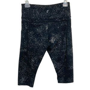 Zyia Reflective Pocket Light n Tight Hi Rise 24" Leggings Black Size 8/10